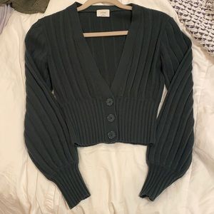 Aritizia Wilfred Plunge Front Cardigan